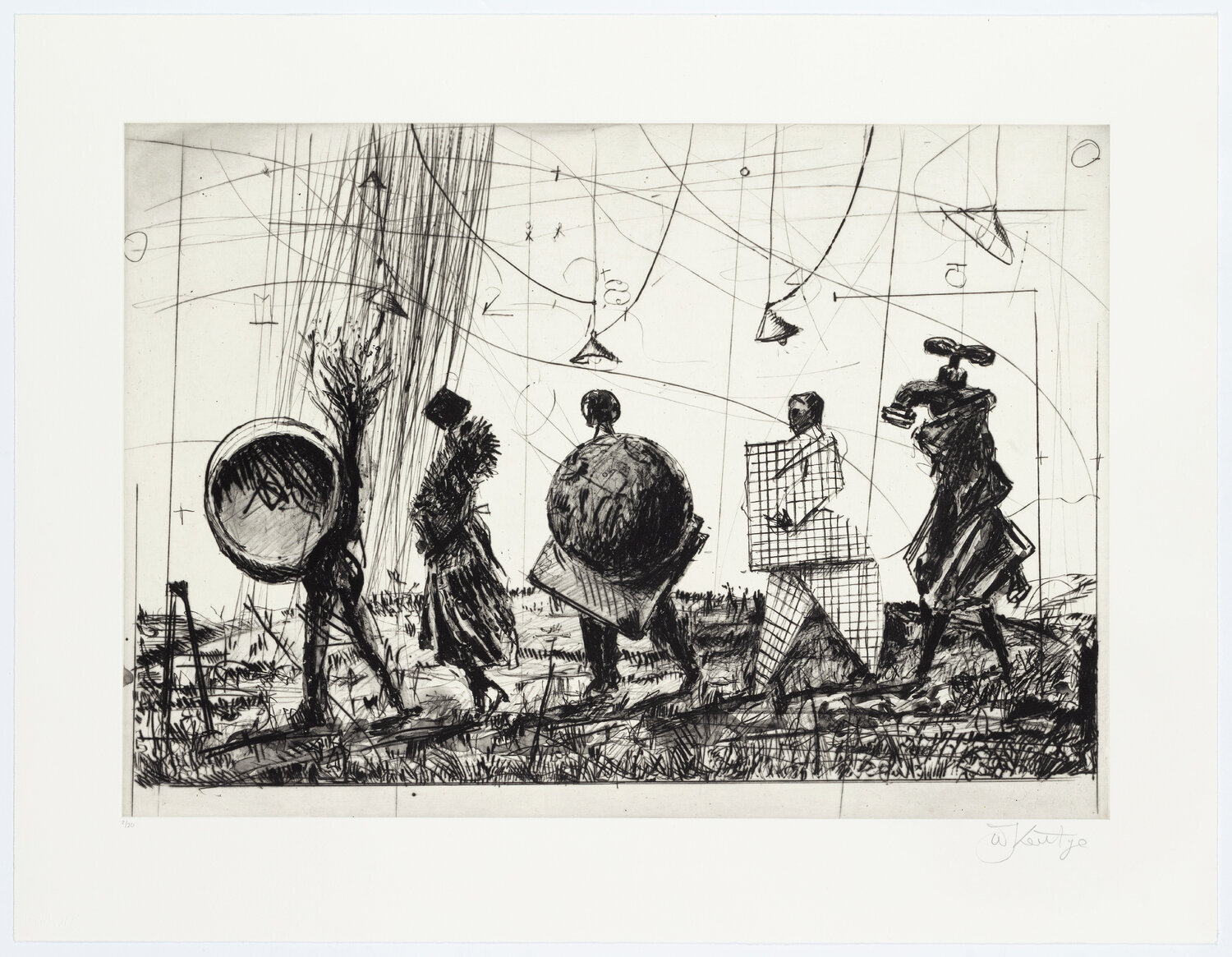Procession I William Kentridge