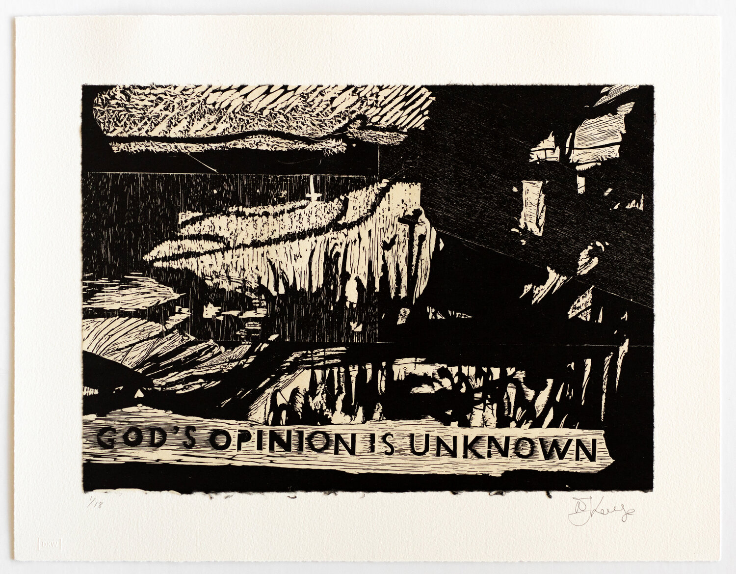 God’s opinion is unknown William Kentridge