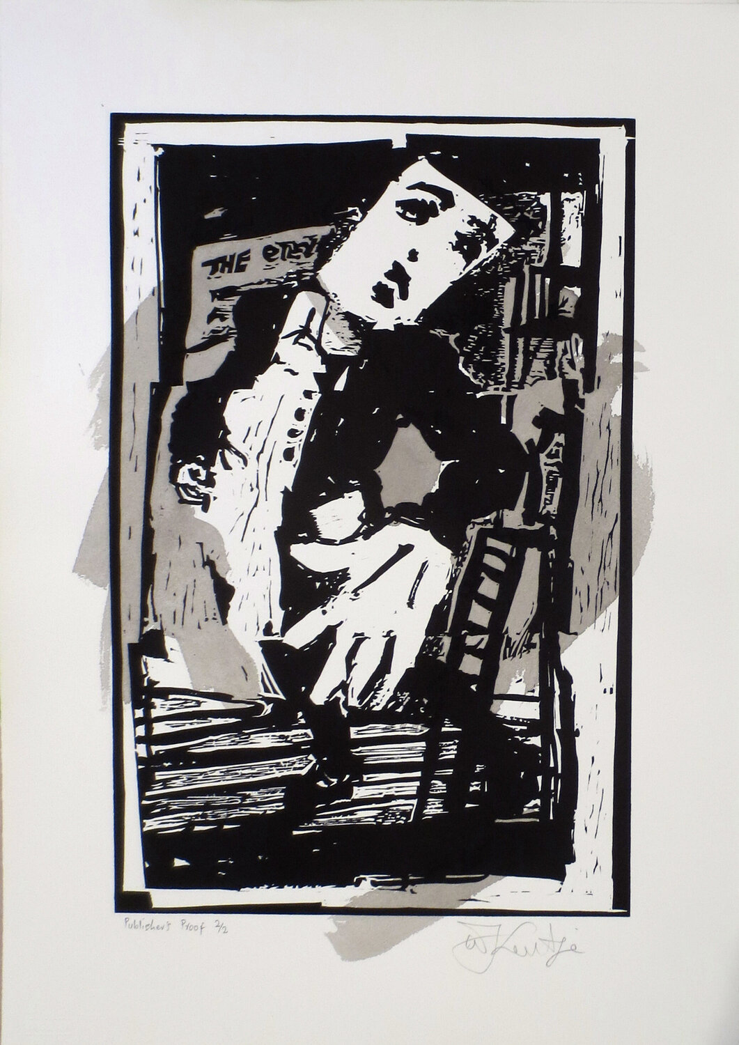 Countess Geschwitz (Dancing Puppet with Mask from Lulu) William Kentridge