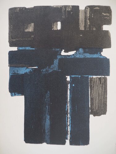 Soulages、Untitled、海外版超希少レゾネ、新品額付 Soulages、Untitled、海外版超希少レゾネ、新品額付 Pierre