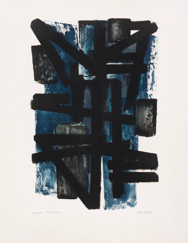 Eau-forte I van Pierre Soulages, Afdruk te koop op Singulart