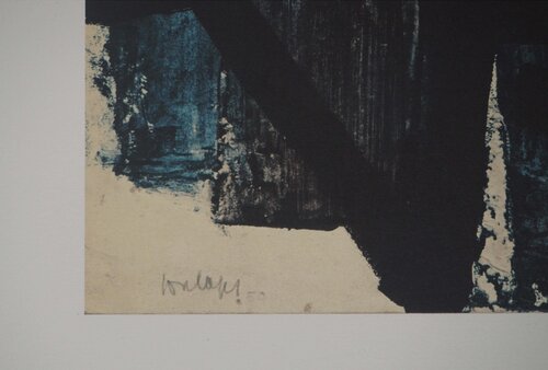 Peinture 1950 van Pierre Soulages, Afdruk te koop op Singulart