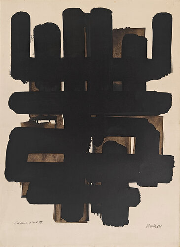 Lithograph No. 3 di Pierre Soulages, Stampa in vendita su Singulart
