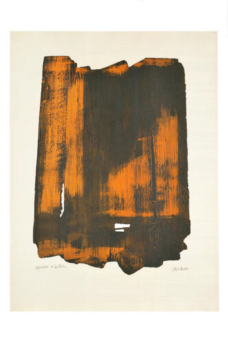 Eau Forte, Ink de Pierre Soulages, Impresión a la venta en Singulart