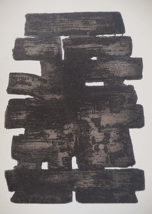 Eau Forte XIII Pierre Soulages