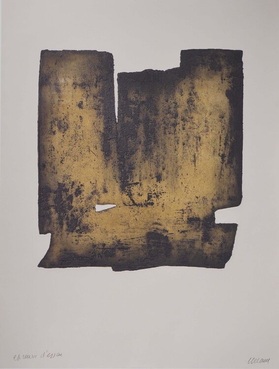 Eau forte XII Pierre Soulages