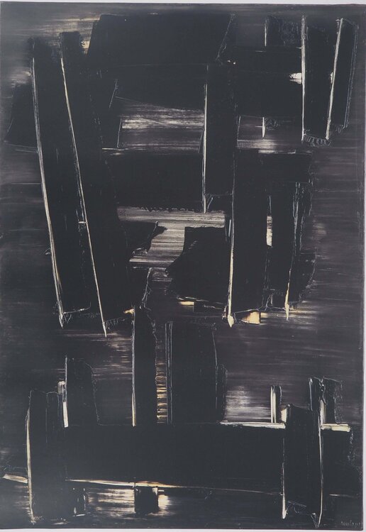 Peinture 27 aou Pierre Soulages