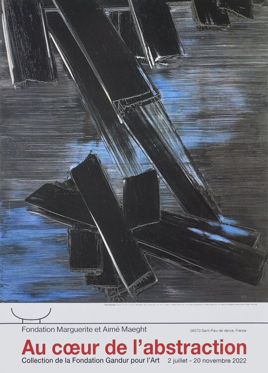 Expo 2022 - Fondation Maeght Pierre Soulages
