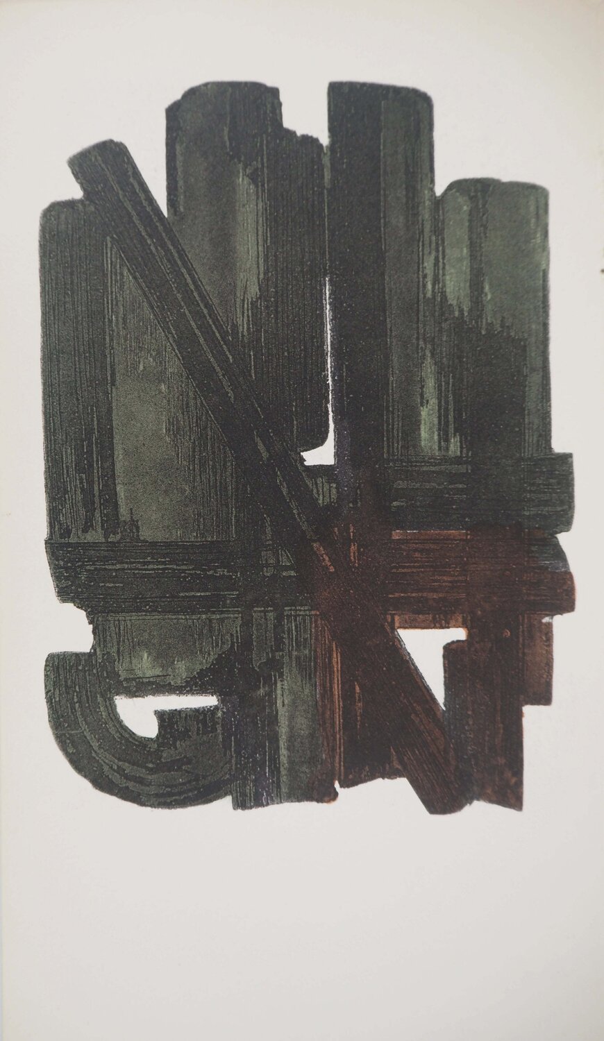 Eau Forte VIII Pierre Soulages Impresión en venta