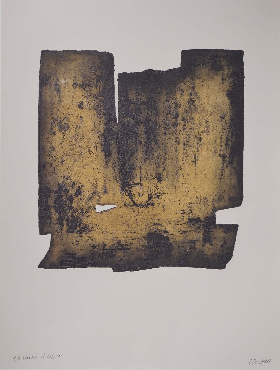 Eau forte XII Pierre Soulages Print for sale