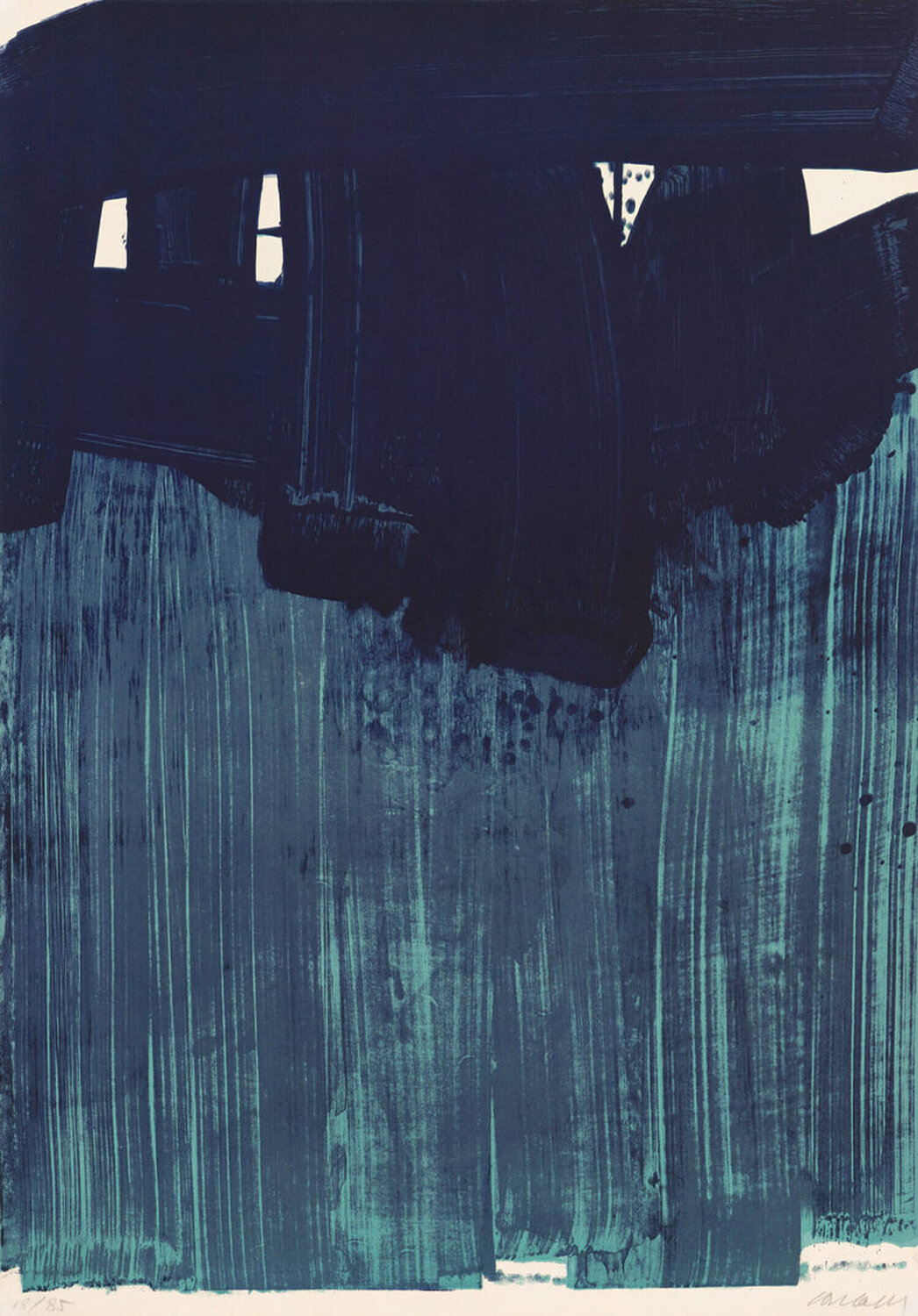 Lithographie No. 23 Pierre Soulages Afdruk te koop