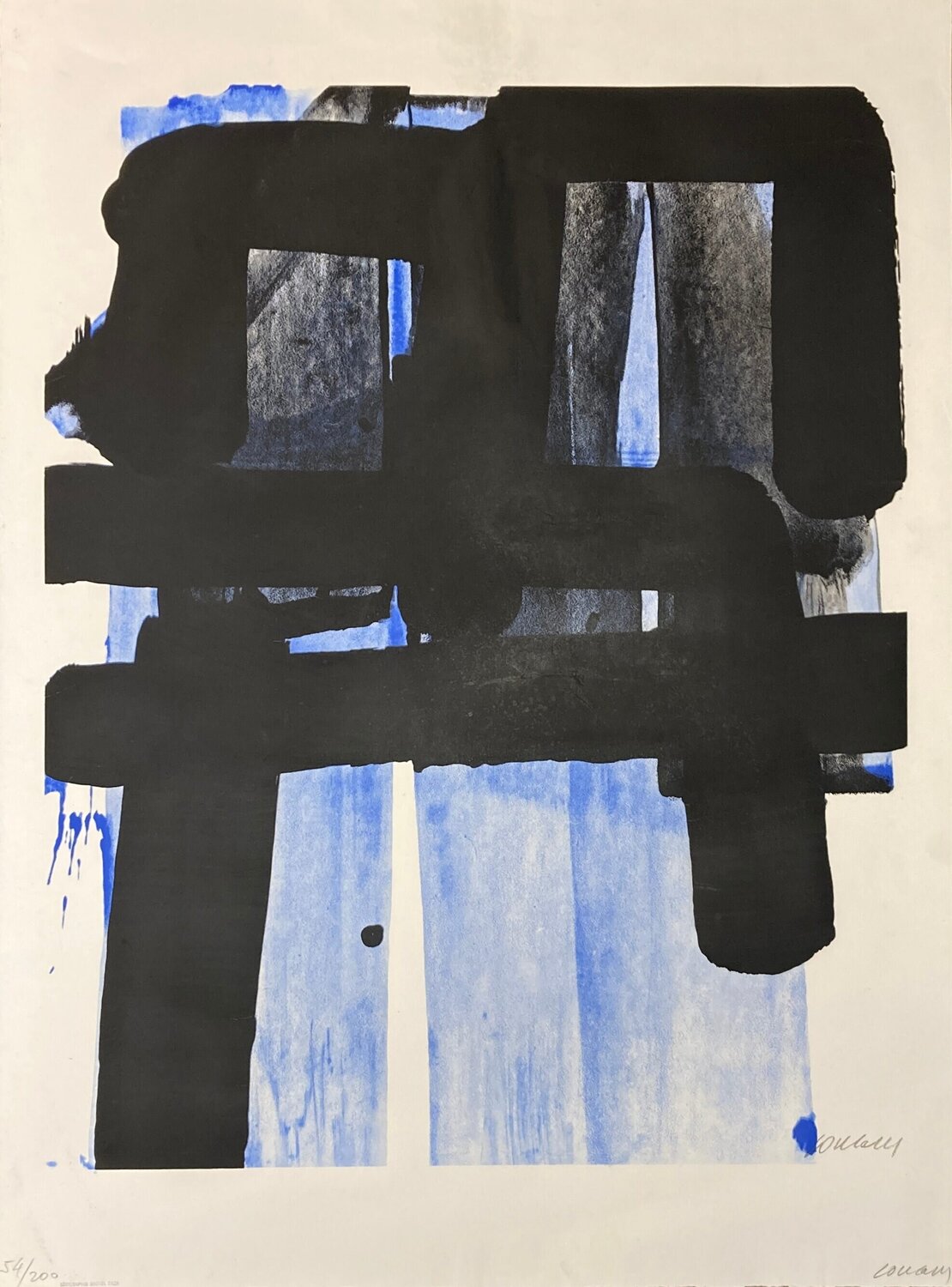 Sérigraphie n°2 Pierre Soulages Afdruk te koop