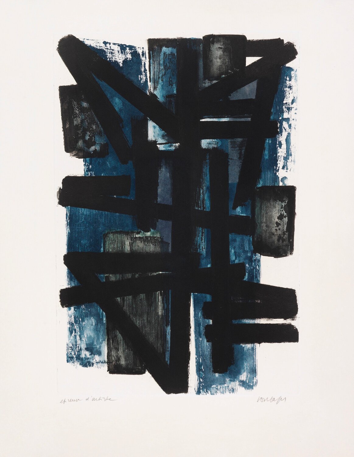 Eau-forte I Pierre Soulages Afdruk te koop