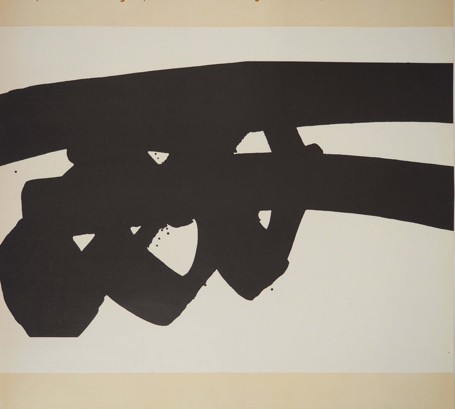 Galerie Protée Pierre Soulages Afdruk te koop