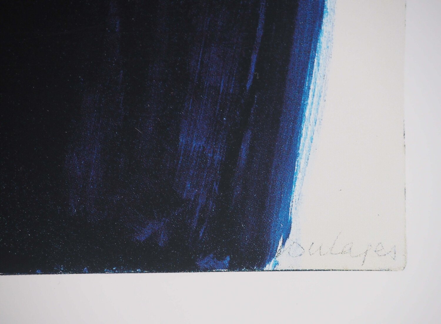 Peinture 3 jui Pierre Soulages Stampa in vendita