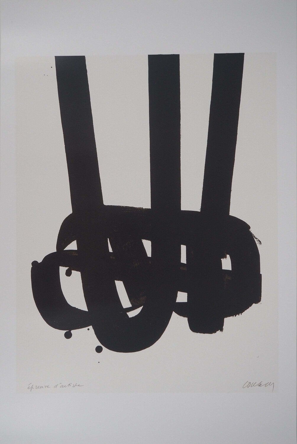 Lithographie 29 Pierre Soulages Afdruk te koop