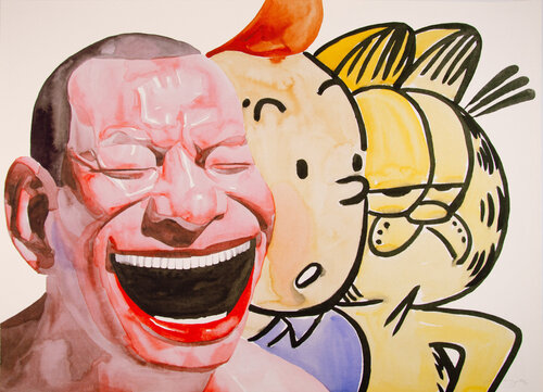 Untitled (Smile-ism No. 16) van Yue Minjun, Afdruk te koop op Singulart