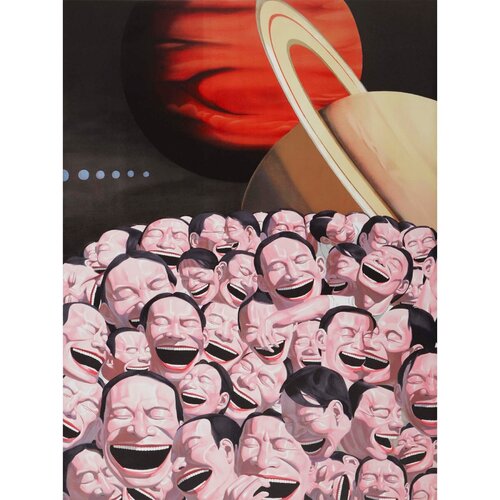 Starry Night by Yue Minjun, Print for Sale on Singulart
