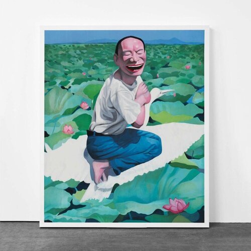 Lotus Pool by Yue Minjun, Print for Sale on Singulart