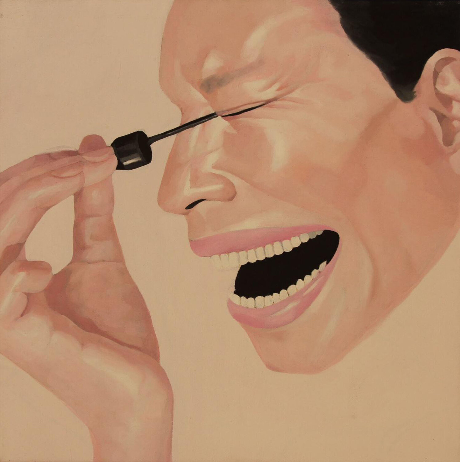 Untitled 1997 Yue Minjun Dipinto originale in vendita