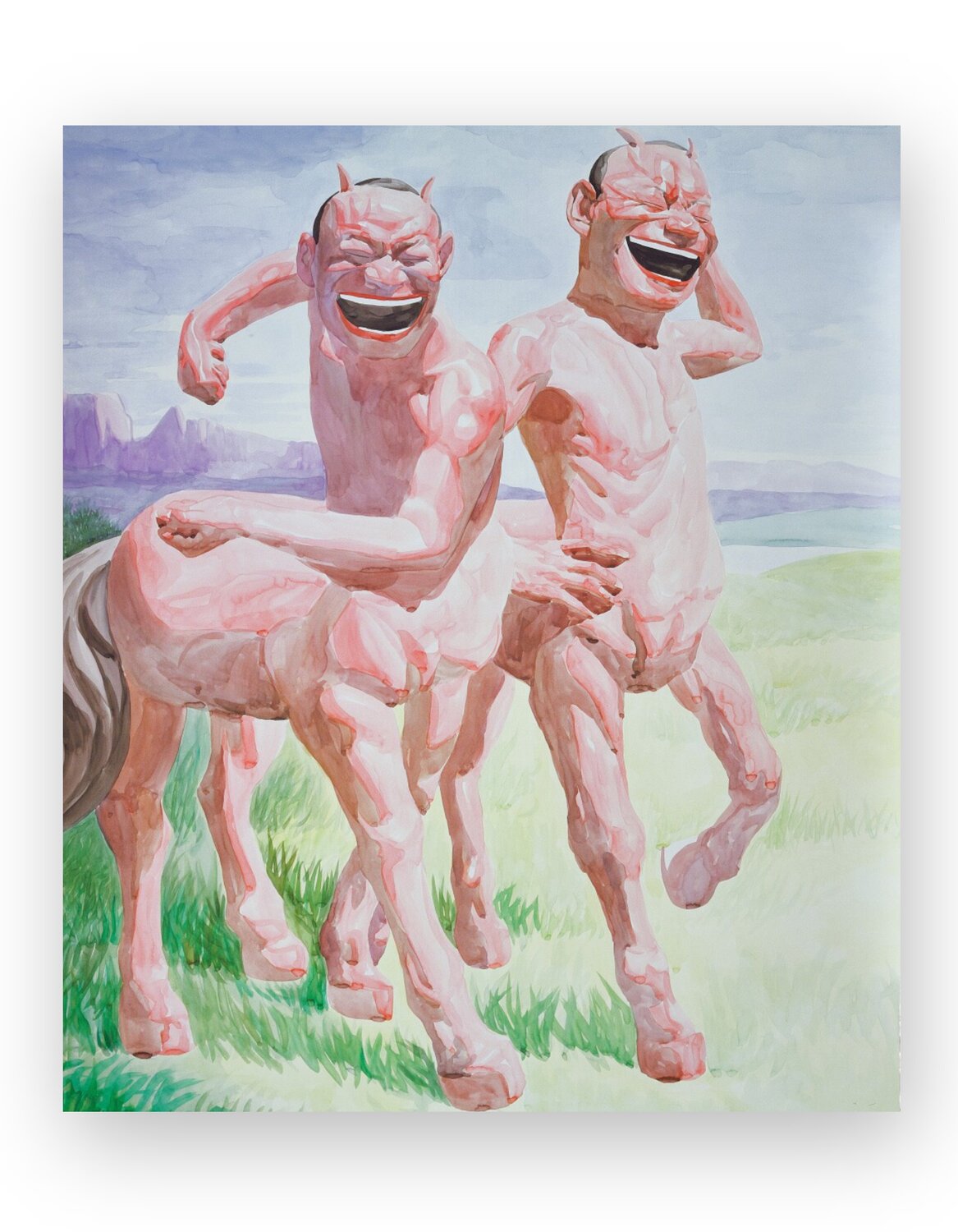 Smile-ism No.11 Yue Minjun Stampa in vendita