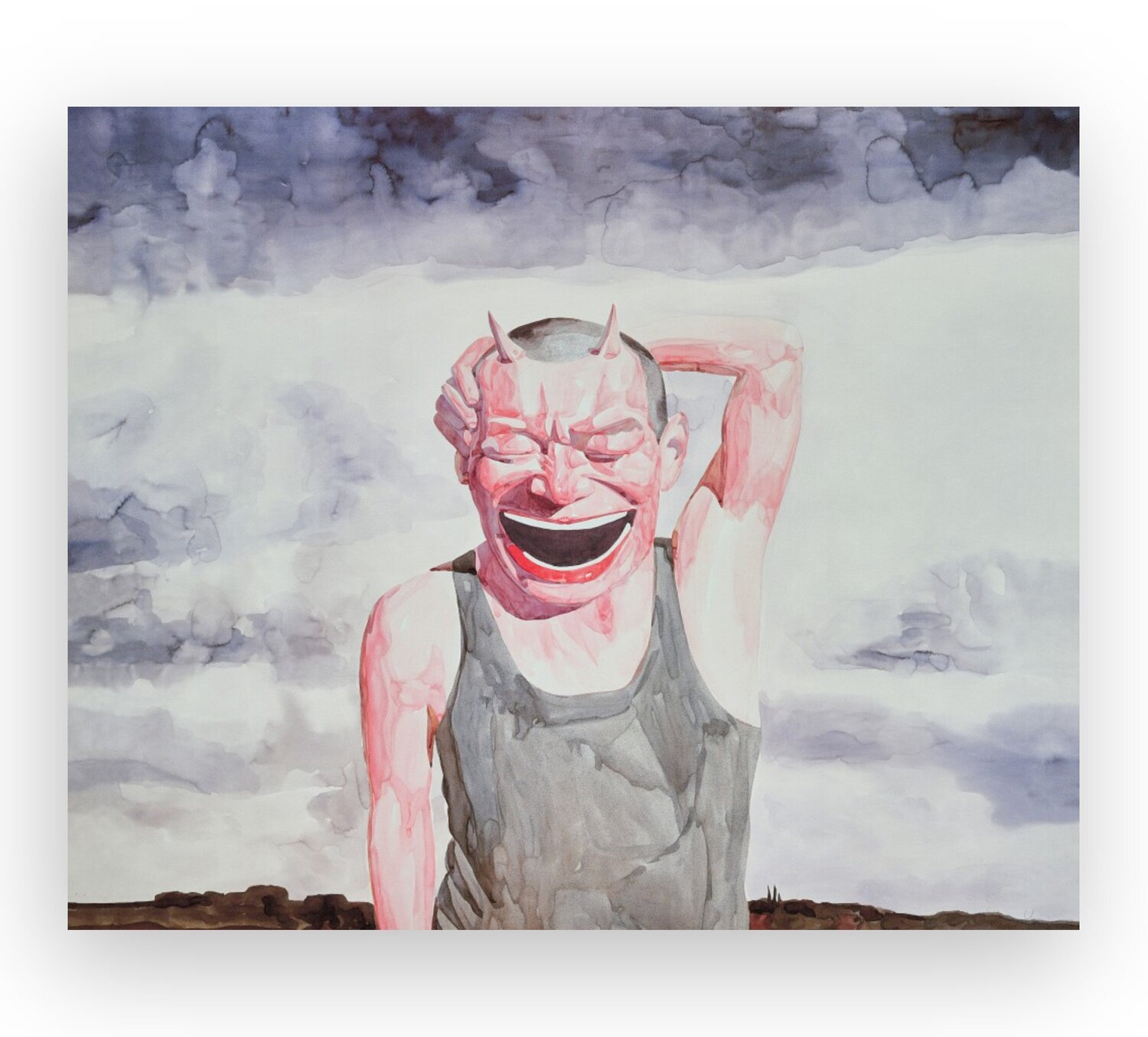 Smile-ism No.27 Yue Minjun Stampa in vendita