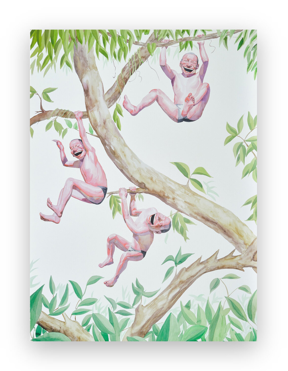 Smile-ism No.5 Yue Minjun Druck zu verkaufen