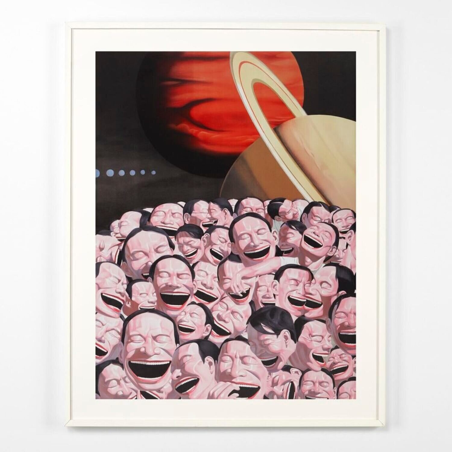 Starry Night Yue Minjun Stampa in vendita