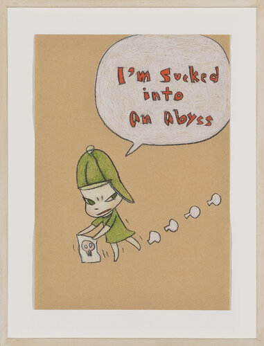 I'm Sucked into an Abyss 我陷入了深淵 di Yoshitomo Nara, Opera su carta in vendita su Singulart