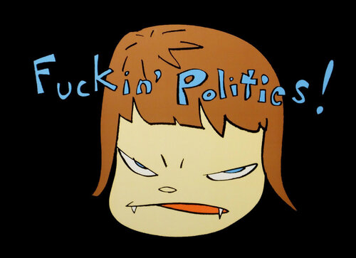 Fuckin Politics van Yoshitomo Nara, Afdruk te koop op Singulart