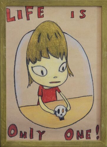 Life is Only One (Framed Poster) van Yoshitomo Nara, Afdruk te koop op Singulart