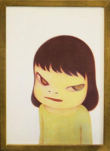 Say No (Framed Poster) van Yoshitomo Nara, Afdruk te koop op Singulart