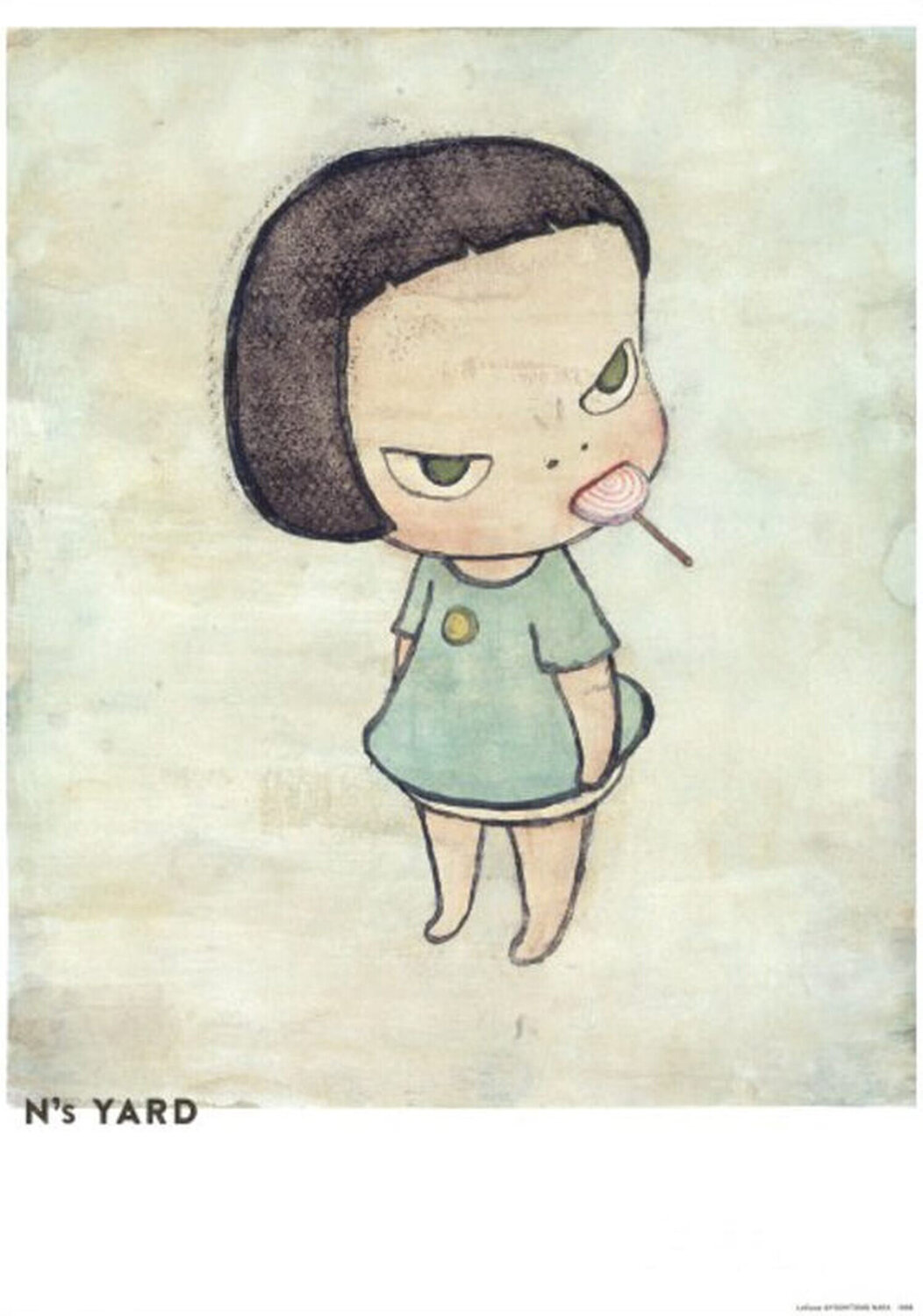 Lollipop Yoshitomo Nara Print for sale