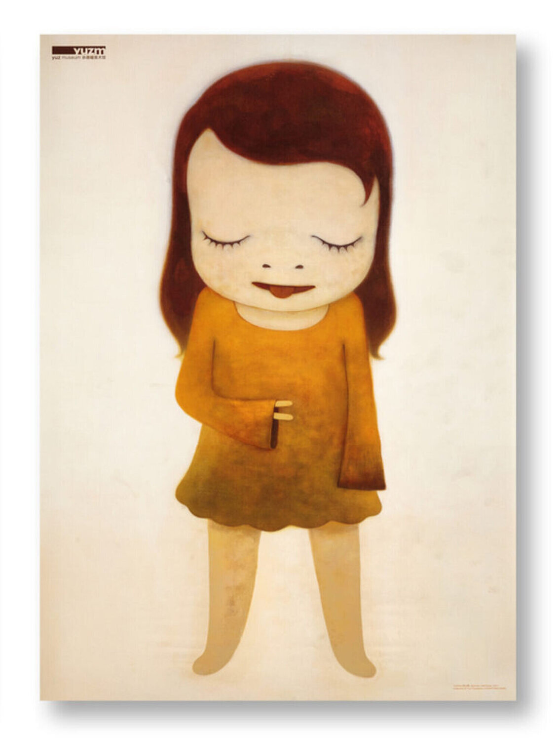 奈良美智 B2ポスター Jolie the Little Thinker Yuz Jolie the Little Thinker by Yoshitomo Nara (2022) : Print