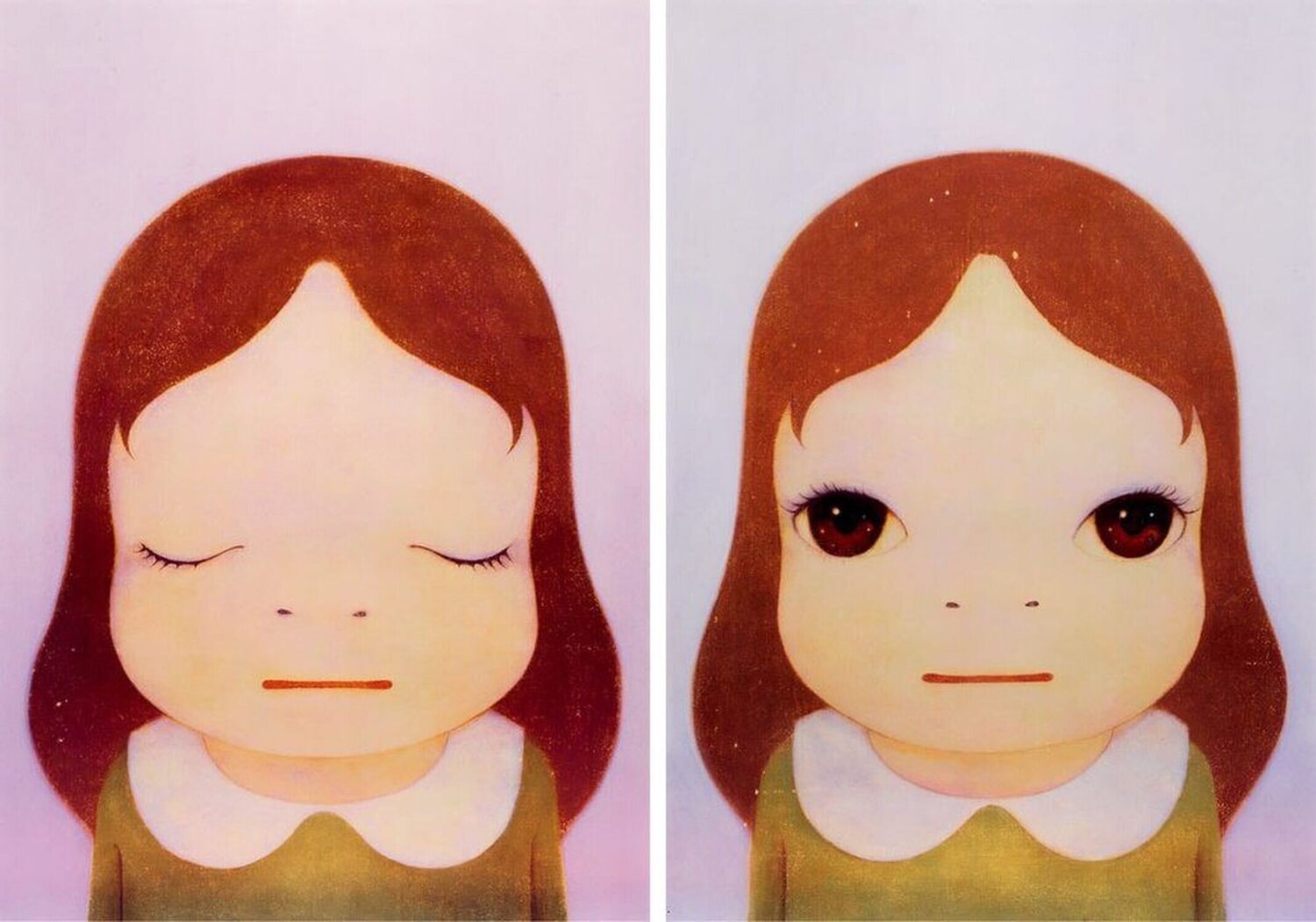 Cosmic Girl (Eyes Open, Eyes Shut) Yoshitomo Nara Druck zu verkaufen