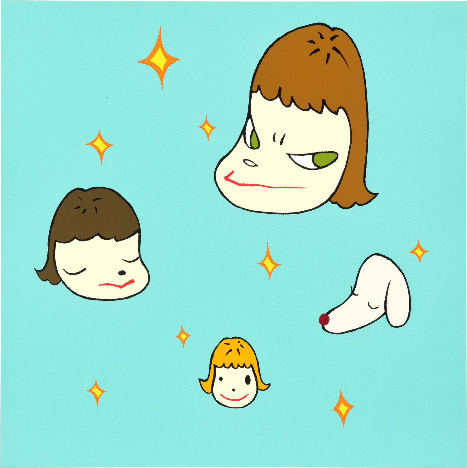Star Island Yoshitomo Nara Afdruk te koop
