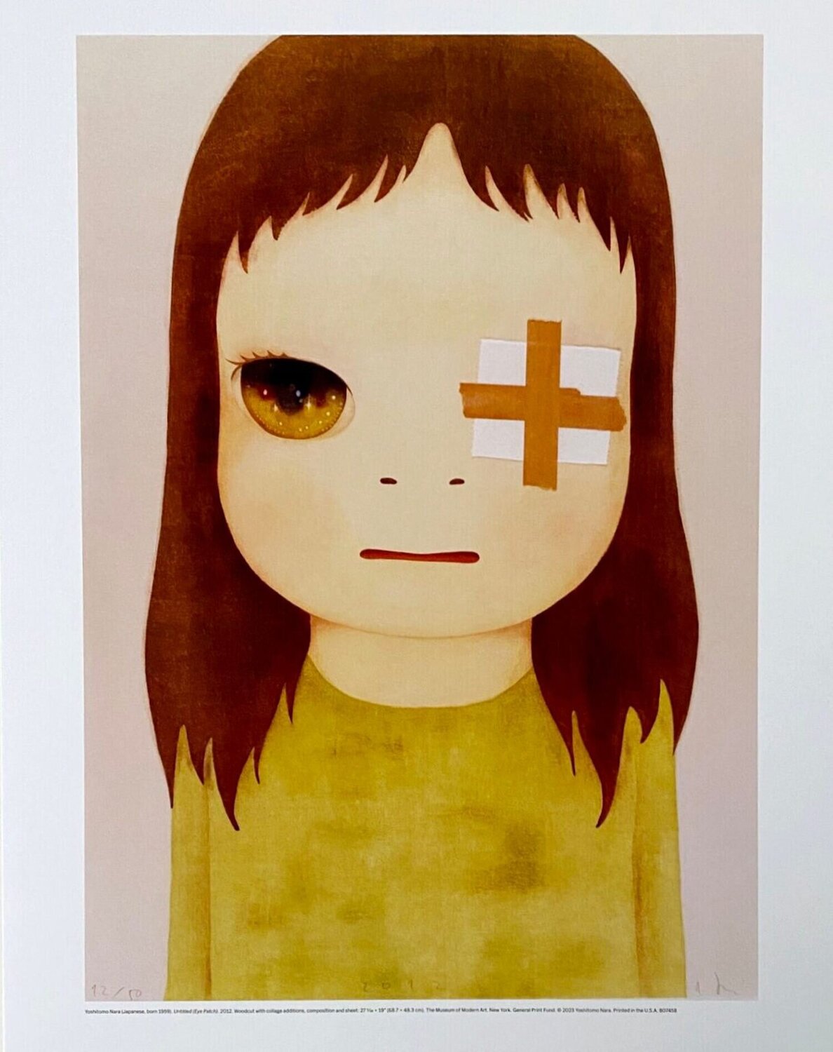 Eye Patch Yoshitomo Nara Print for sale