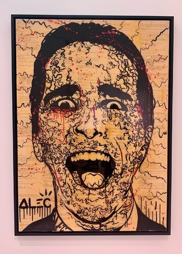 American Psycho von Alec Monopoly, Malerei kaufen auf Singulart