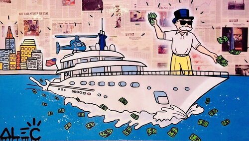 Boat van Alec Monopoly, Schilderij te koop op Singulart
