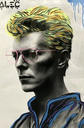 Blonde Bowie van Alec Monopoly, Afdruk te koop op Singulart