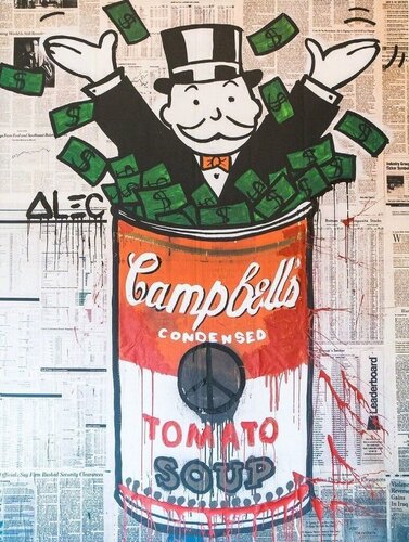 Campbell’s Soup (Vogue Korea) van Alec Monopoly, Schilderij te koop op Singulart