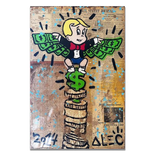 Richie Rich van Alec Monopoly, Schilderij te koop op Singulart