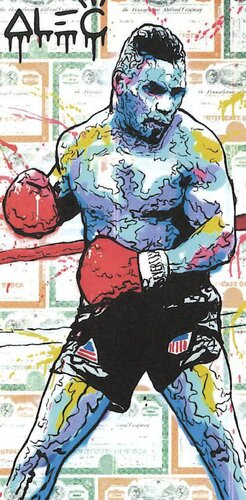 Mike Tyson Full Body van Alec Monopoly, Schilderij te koop op Singulart