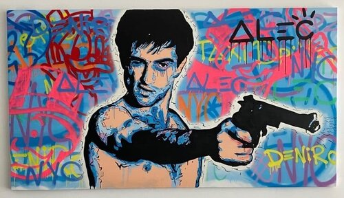 DE NIRO ICON (TAXI DRIVER) van Alec Monopoly, Schilderij te koop op Singulart