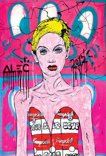 Untitled van Alec Monopoly, Schilderij te koop op Singulart