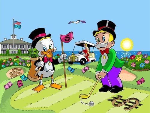 Monopz Country Club van Alec Monopoly, Afdruk te koop op Singulart