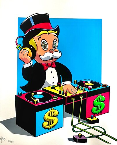 DJ Monopz de Alec Monopoly, Impresión a la venta en Singulart