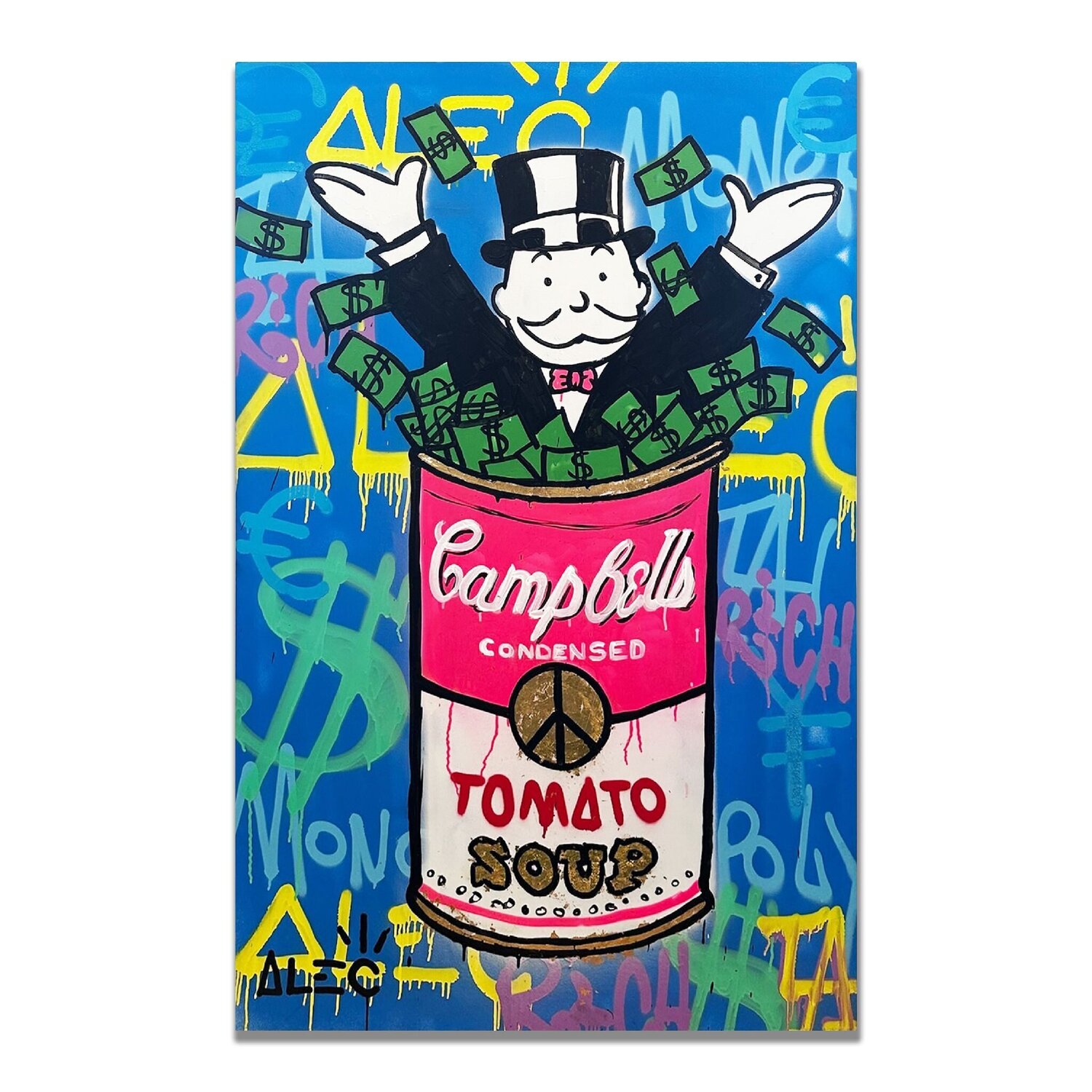 Monopoly Man Campbell's Soup Alec Monopoly