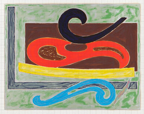 Eskimo Curlew From Exotic Bird Series di Frank Stella, Stampa in vendita su Singulart