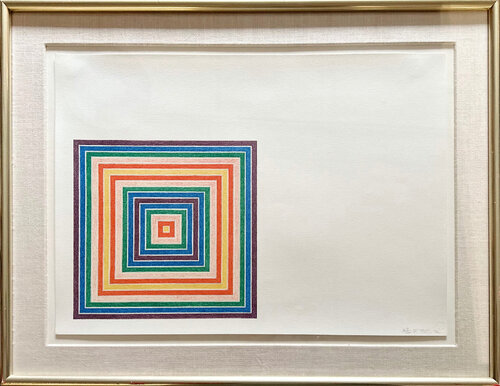 Honduras Lottery Co., from Multicolored Squares, State I van Frank Stella, Afdruk te koop op Singulart